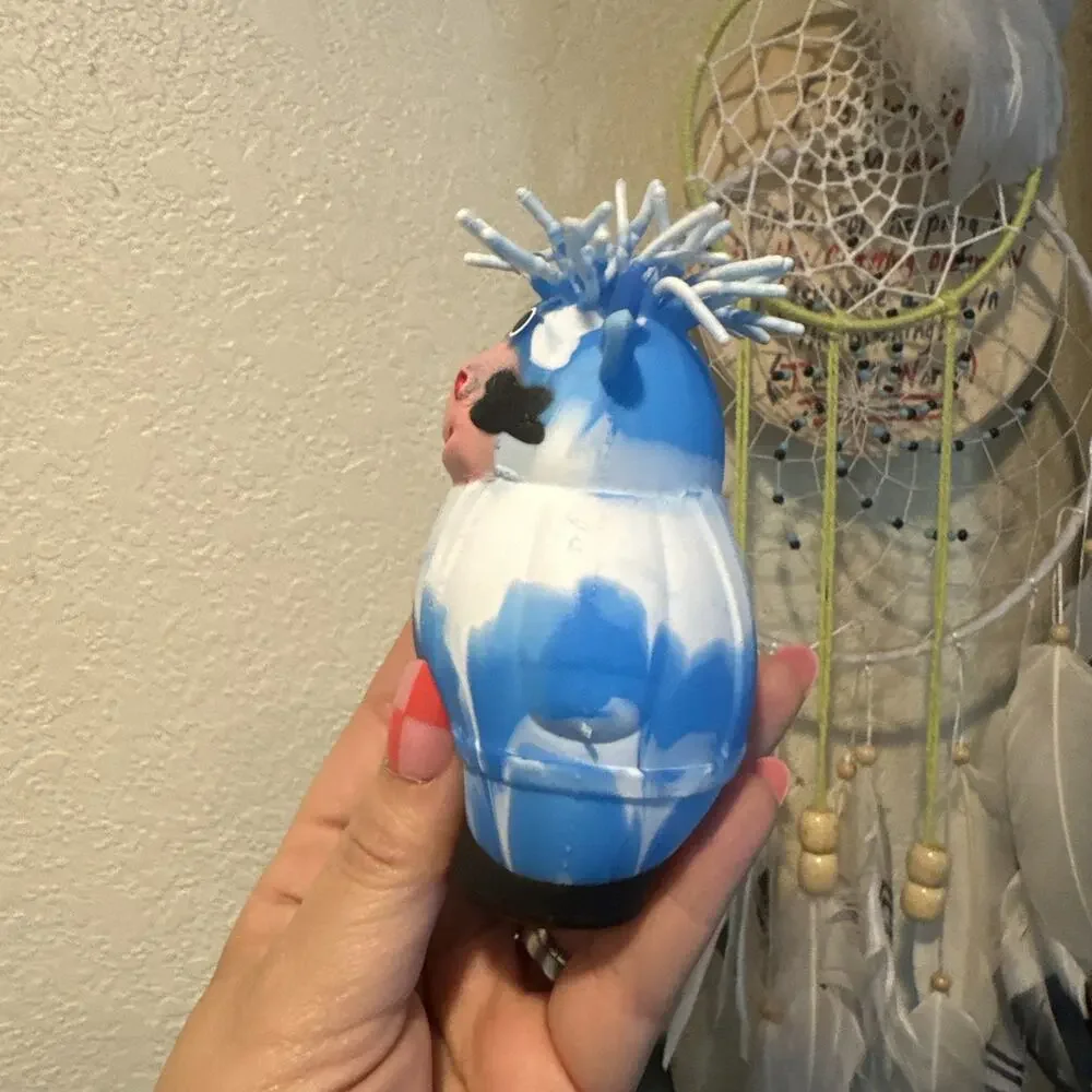 Irre-Squish-Ible Corporate Cow Viral Squishy Toy in Blue NEW w/Tag
